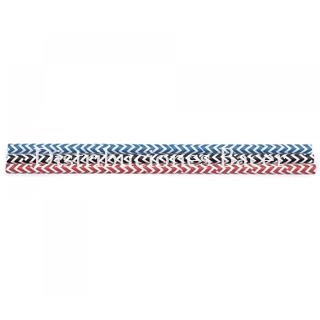 Caña recta papel rayas blanco/negro 100 uds. - Imagen 1