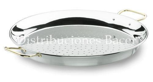 Paellera Valenciana 34 cm. inox 18/10 - Imagen 1