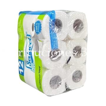 Papel higiénico doméstico Sedacel 12 rollos - Imagen 1