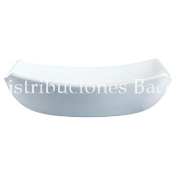 Plato hondo Delice Blanc 20 cm. - Imagen 2