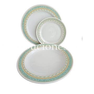 Plato hondo Melide Áncora Verde 23 cm. - Imagen 2