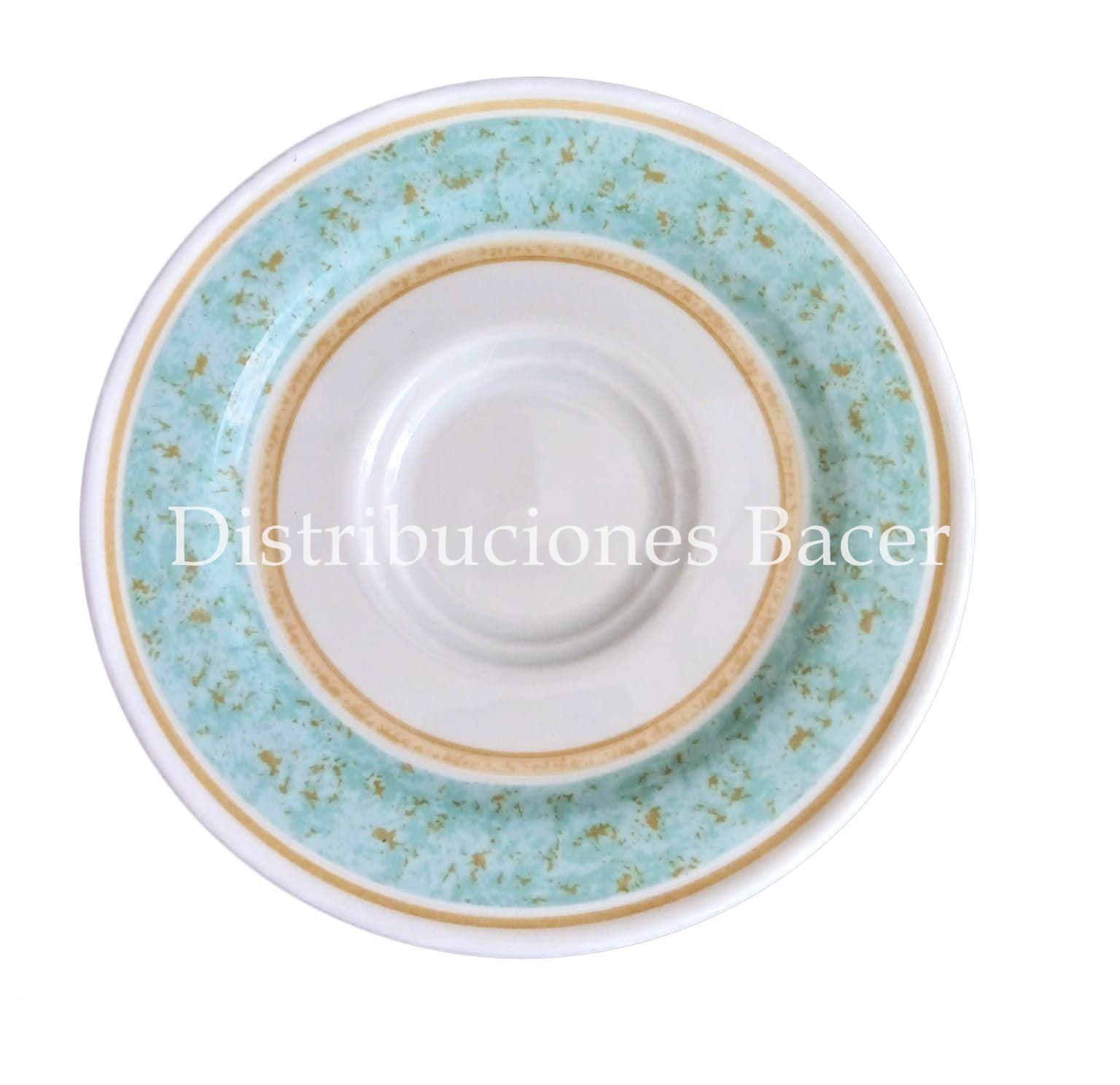 Plato para taza Melide Áncora Verde - Imagen 1