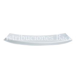 Plato postre Delice Blanc 20 cm. - Imagen 2