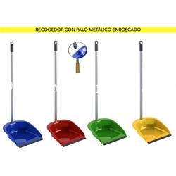 Recogedor con filo de goma y palo metálico de 80 cm. - Imagen 1