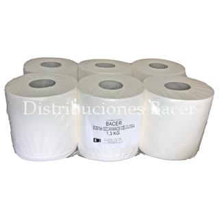 Rollo bobina cheminé celulosa 1,2 kg. - Imagen 1