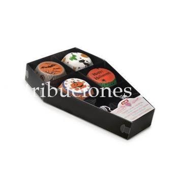 Set 96 cápsulas - 24 banderitas Halloween - Imagen 1